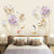 Creative Home Hexing Peony Flower Wall Stickers Living Room Bedroom TV Wall Decoration Removable Self-Adhesive Stickers