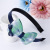 Korean Girls Bow Headband Student Cloth Headband Korean Children Hair Accessories Headwear With Teeth Non-Slip Hairpin