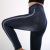 AliExpress Wish Autumn Best-Selling Women's Imitation Denim Leggings Cotton Fashion Side Dot High Waist Ankle-Length Pants