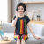 Poplin Pajamas Women's Summer Thin Short-Sleeved Middle-Aged Mom Loose Home Wear Two-Piece Set plus Size Can Be Worn outside