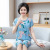 Poplin Pajamas Women's Summer Thin Short-Sleeved Middle-Aged Mom Loose Home Wear Two-Piece Set plus Size Can Be Worn outside