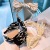 Korean Style New ~ Complex Chiffon Cotton Graffiti Pattern Double Layer Color-Blocking Bow Headband Hairpin Accessories