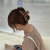 Frosted Cream Color Sweet Grip Wave All-Match Bath Hairpin Girl Hair Claw Back Head Clip Updo Hair Accessories