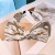 Korean Style New ~ Complex Chiffon Cotton Graffiti Pattern Double Layer Color-Blocking Bow Headband Hairpin Accessories