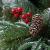 Christmas Decorations Cross-Border Christmas Tree Mixed White Chinese Hawthorn Pine Needle + PE + PVC Mixed Automatic Tree