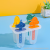 L28-0053-4 Ship Ice Tray 4PCs Summer Household Ice Cream Ice Sucker Ice Tray Box Set Plastic Ice Cube Tray