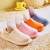 Thick Bottom Waterproof Cotton Slippers Women's Cute Thickening Shoes Winter Warm with Velvet Couple Household Non-Slip Woolen Slipper