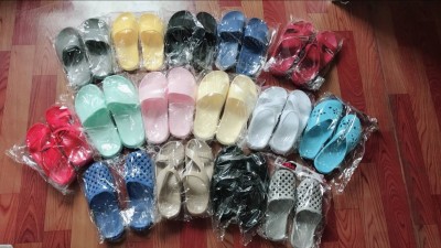 Stall Wholesale Miscellaneous Slotted Surface Slippers Eva Couple's Home Slippers Bathroom Bathhouse Hotel Men's and Women's Sandals