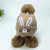 Children's Earmuffs Hat Winter New Fashion Bunny Knitted Hat Cold-Proof Warm Wool Hat Baby Face Care Cotton-Padded Cap