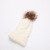 Amazon Hot Selling Large Hemp Flowers Acrylic Knitted Woolen Cap Autumn and Winter Warm and Cute Children's Woolen Cap