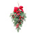 Christmas Decorations Red Ribbon High-Grade PE Touch White-Barked Pine Fruit Christmas Garland Hotel Mall Pendant