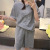 Factory Wholesale Waffle Cartoon Bear Pajamas Suit Women's Summer Thin Outer Wear Casual Homewear Two-Piece Suit