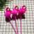 Factory Supply Flamingo Straw Party Straw Disposable Creative Straw Artware Straw