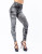 European and American AliExpress New Foreign Trade Imitation Denim Leggings Super Elastic Multi-Color Cropped Pants for Women in Stock