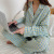Korean Style Winter Pajamas Women's Plaid Cute Spring and Autumn Long Sleeve Foreign Trade Can Be Worn outside Japanese Style Spring and Autumn Homewear Women's Suit