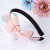 Korean Girls Bow Headband Student Cloth Headband Korean Children Hair Accessories Headwear With Teeth Non-Slip Hairpin