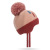 Winter New Boys' Cute Earflaps Warm Knitted Hat Korean Style Baby Girls' Thickened Fur Ball Fleece-Lined Woolen Hat
