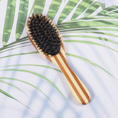 Wholesale Flower Bamboo Airbag Cushion Comb Bristle Hair Hair Shunfa round Comb Cleaning Scalp Styling Comb