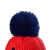 Hat Autumn and Winter New Fur Ball Children Hat Cute Curled Brim Knitted Hat Men and Women Baby Wool Cap Ear Protection Outdoor