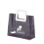 Transparent Purple Jelly Gift Bag Sewing Leather Portable PVC Bag Fashion Clothing Shopping Bag Custom Logo