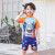 European and American Cartoon Children's Swimsuit Cute Boys and Girls Swimsuit Small and Medium Children One-Piece Baby Quick-Drying Swimwear Wholesale