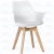Eames Home Modern Minimalist Desk Stool Solid Wood Dining Room Backrest Chair Office Computer Chair Nordic Dining Chair