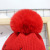 Autumn and Winter Hat Korean Style Big Fur Ball Men's and Women's Baby Wool Hat Trendy Children's Knitted Warm Earflaps Slipover Hat