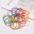 Factory Direct Sales 50 Color Solid Color Bright Rubber Band Rubber Band Rubber Ring Rubber Band Elastic Band Cowhide Ring Leather Case