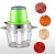 Foreign Trade Wholesale 2L Electric Meat Chopper Plastic Large Capacity Meat Grinder Mincer Kitchen Meat Stuffing 