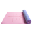 HJ-B135 Natural Rubber Pu Yoga Mat (with Body Line)