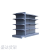 Supermarket shelf display rack full iron back convenience store super double sided container