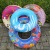 New Thicker Inflatable Swimming Ring Double-Layer Crystal Swimming Ring Children's Single-Layer Printed Donut Swimming Ring