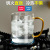 Household Transparent Glass Tea Cup Dining Room/Living Room Tea Gift Wholesale Large Capacity Ins Water Cup with Handle