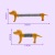 Cross-Border New Arrival Pop Tubes Extension Tube Variety Sausage Dog Pony Decompression Vent Toy Led Stretch Tube