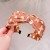 Korean Style New Milk Tea Coffee Color Fabric Wide Brim Hair Band Cross-Border Sports Face Wash Simple out Headband Hairpin