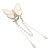 Korean Style New Fairy Pearl Tassel Butterfly Grip Women's Back Half Tie Small Shark Clip Fairy Hair Clip