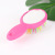 Portable Models Small Plastic Hairdressing Rainbow Comb Exquisite Curved Tooth Travel Comb