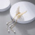 Korean Style Diamond-Embedded Angel Wings Broken Hair Hairpin New Bow Side Clip Imitation Pearl Tassel Hairpin Girl Clip