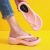 Foreign Trade Cross-Border Slippers for Women 2022 Spring and Summer New European and American Fashion Wedge Flip Flops for Outer Wear Beach Slippers Women