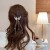 Korean Style Diamond-Embedded Angel Wings Broken Hair Hairpin New Bow Side Clip Imitation Pearl Tassel Hairpin Girl Clip