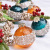 8cm/3 PCs Christmas Ball Pt Painted Sequins + Pearl Christmas Ball Hollow Ball Christmas Tree Decorations