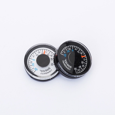 Professional Manufacturers Supply Outer Diameter 25mm round Thermometer, Plastic Bimetallic Thermometer