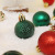Cross-Border New Christmas Decorations 4cm/34PCs Tube Shaped Christmas Ball Package Christmas Tree Pendant