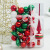 Cross-Border New Christmas Decorations 34 Sets Painted Christmas Ball Set Gift Bag Mini Christmas Tree Pendant