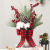 Christmas Decorations Gift Iron Bucket Snowflake PE Mini Christmas Tree Potted Desktop Small Christmas Tree Ornaments