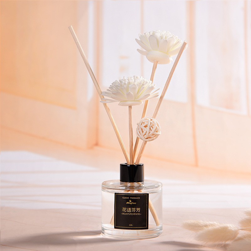 新款香薰精油套装无火香薰酒店藤条熏香家用室内房间香水卫生间