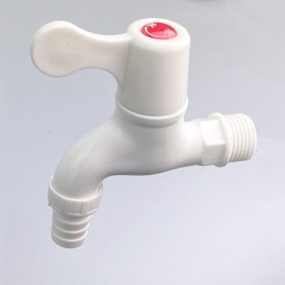 Plastic Faucet Four-Point Quick-Opening Faucet Mop Pool Single Cold Water Faucet Engineering Outdoor Temporary Plastic Water Nozzle Water Faucet