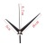 Super Long Axis Scanning Second Sweeping Noiseless Movement Wall Clock Long Axis 28 Wooden Clock DIY Bell Core Lengthened 2cm Thread