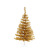 Cross-Border New Christmas Decorations Golden Pet Light Leather Christmas Tree Hotel Shopping Mall Christmas Decoration Ornaments