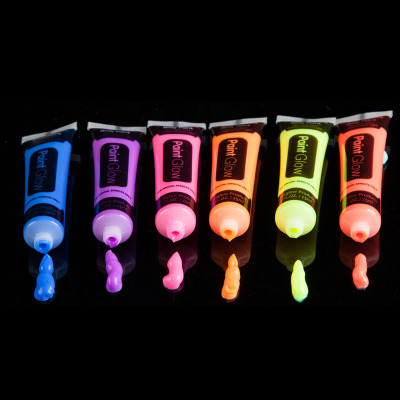 10ml UV Luminous Face Paint Fluorescent Body Paint Pigment Halloween World Cup Eco-friendly Luminous Face Color Paint